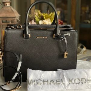 MK SUTTON MEDIUM GUSSET SATCHEL BAG